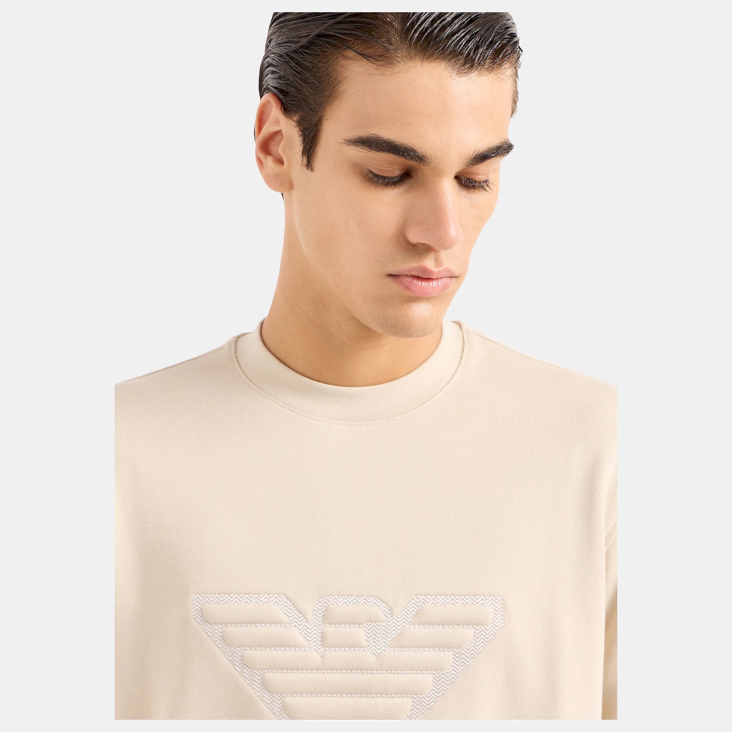 Emporio Armani Camisola Sweat 6r1mg5 1jwpz Beige Beige_shot2
