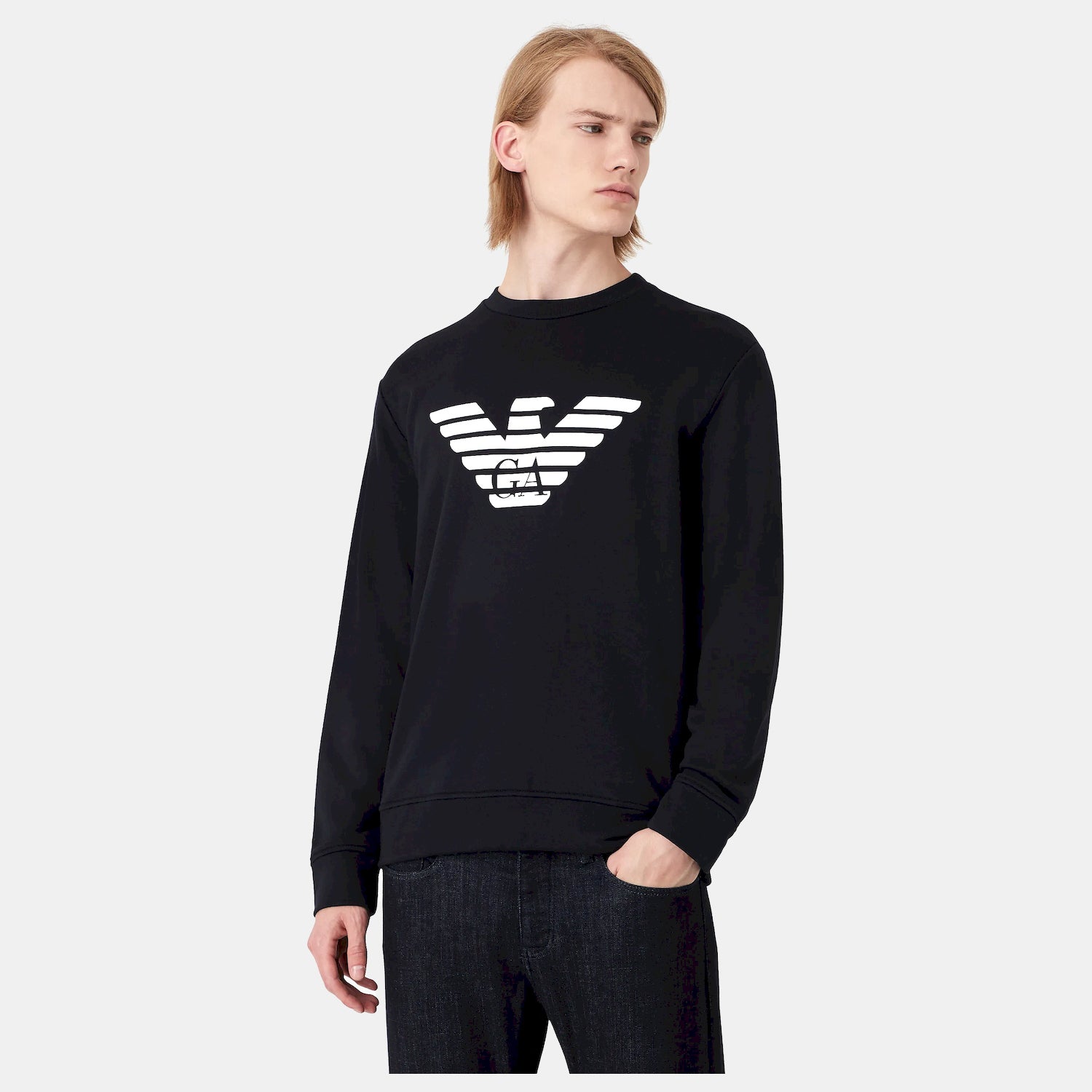 Emporio Armani Camisola Sweat 8n1mr6 1jriz Navy Navy_shot4