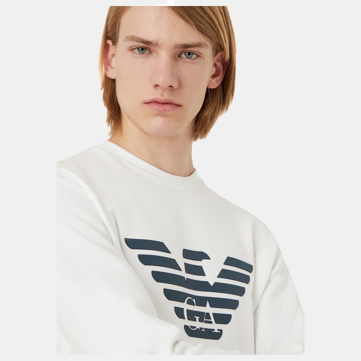 Emporio Armani Camisola Sweat 8n1mr6 1jriz White Branco_shot2