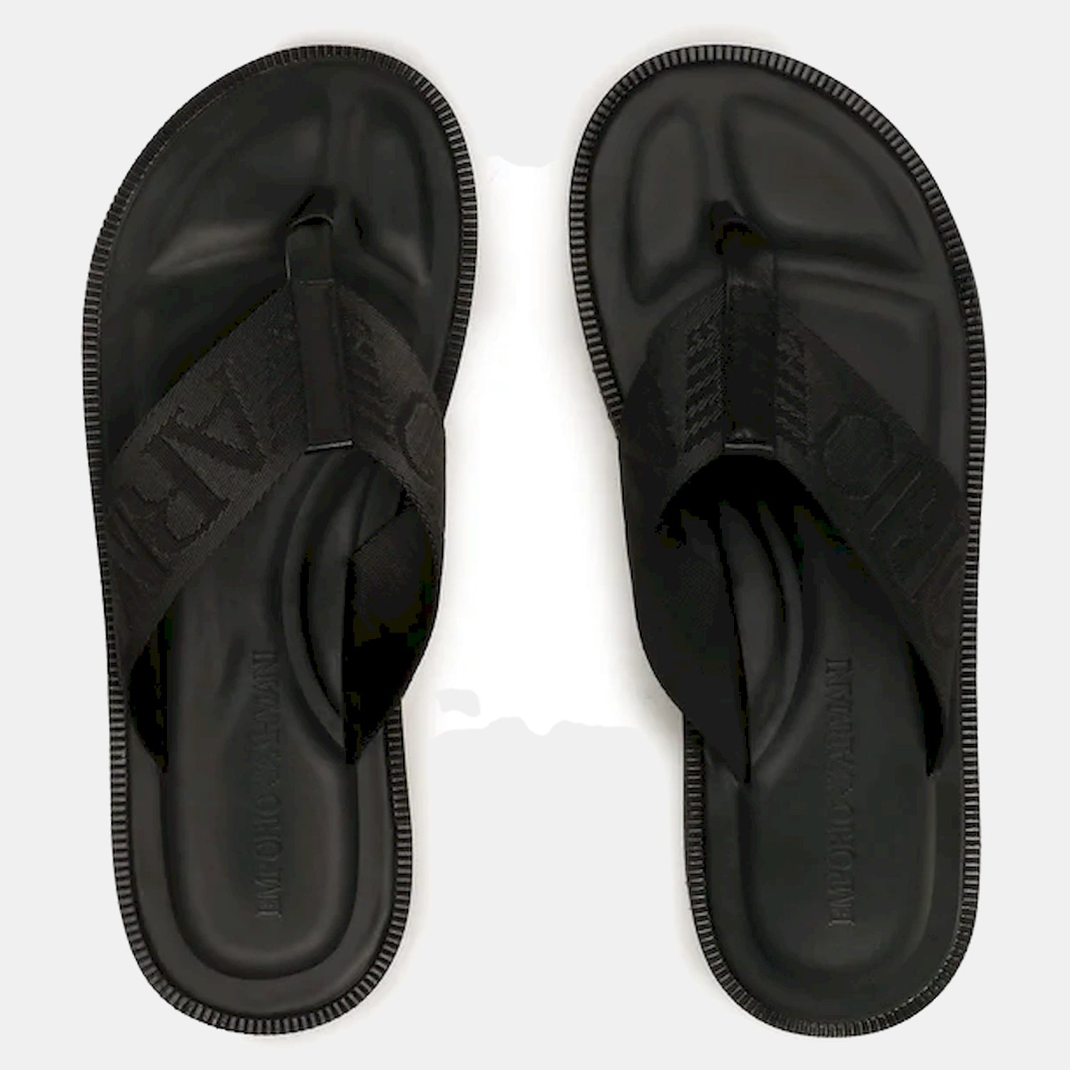 Emporio Armani Chinelos Slippers X4q003 Xn788 Black Preto_shot3