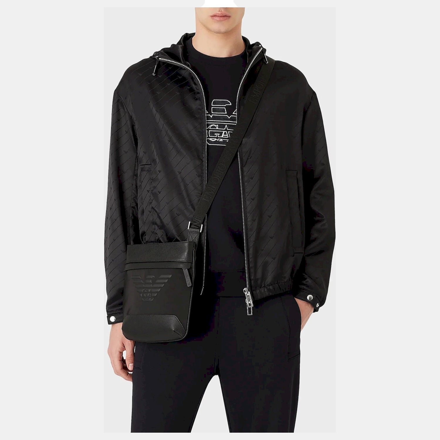 Emporio Armani Crossbody  Y4m185 Y154j Black Preto_shot1