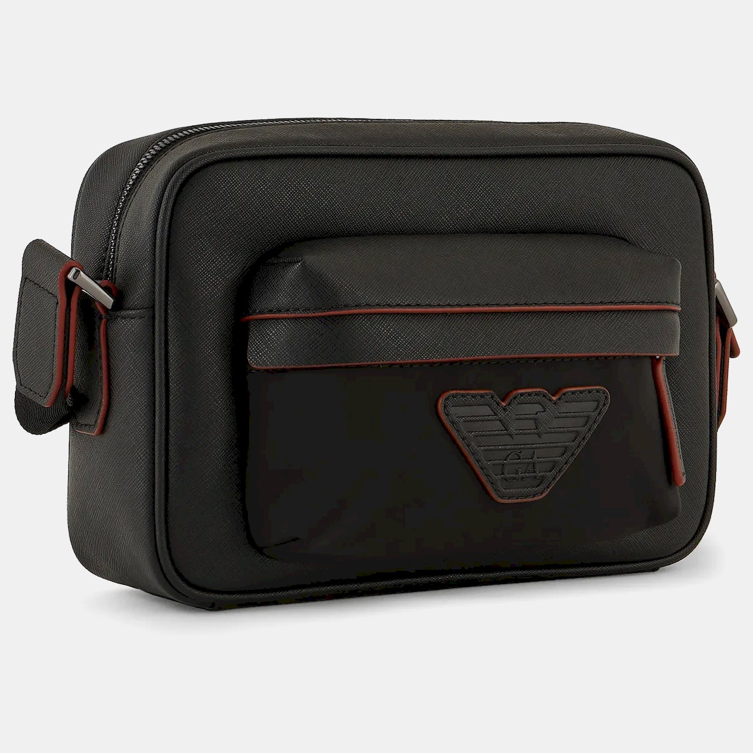 Emporio Armani Crossbody  Y4m360 Y216j Blk Orange Preto Laranja_shot1