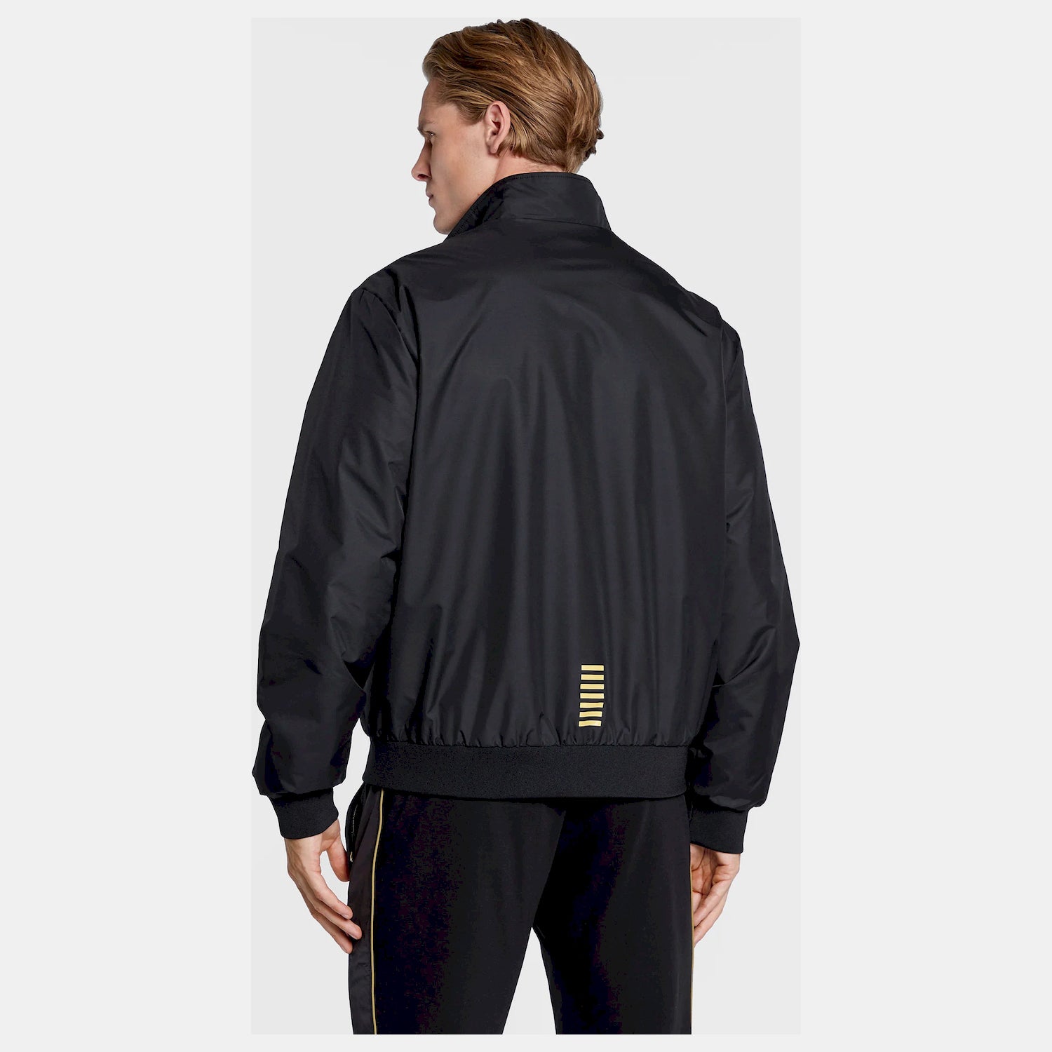 Emporio Armani Ea7 Blusao Jackets 6lpb27 Pn27z Blk Gold Preto Ouro_shot1