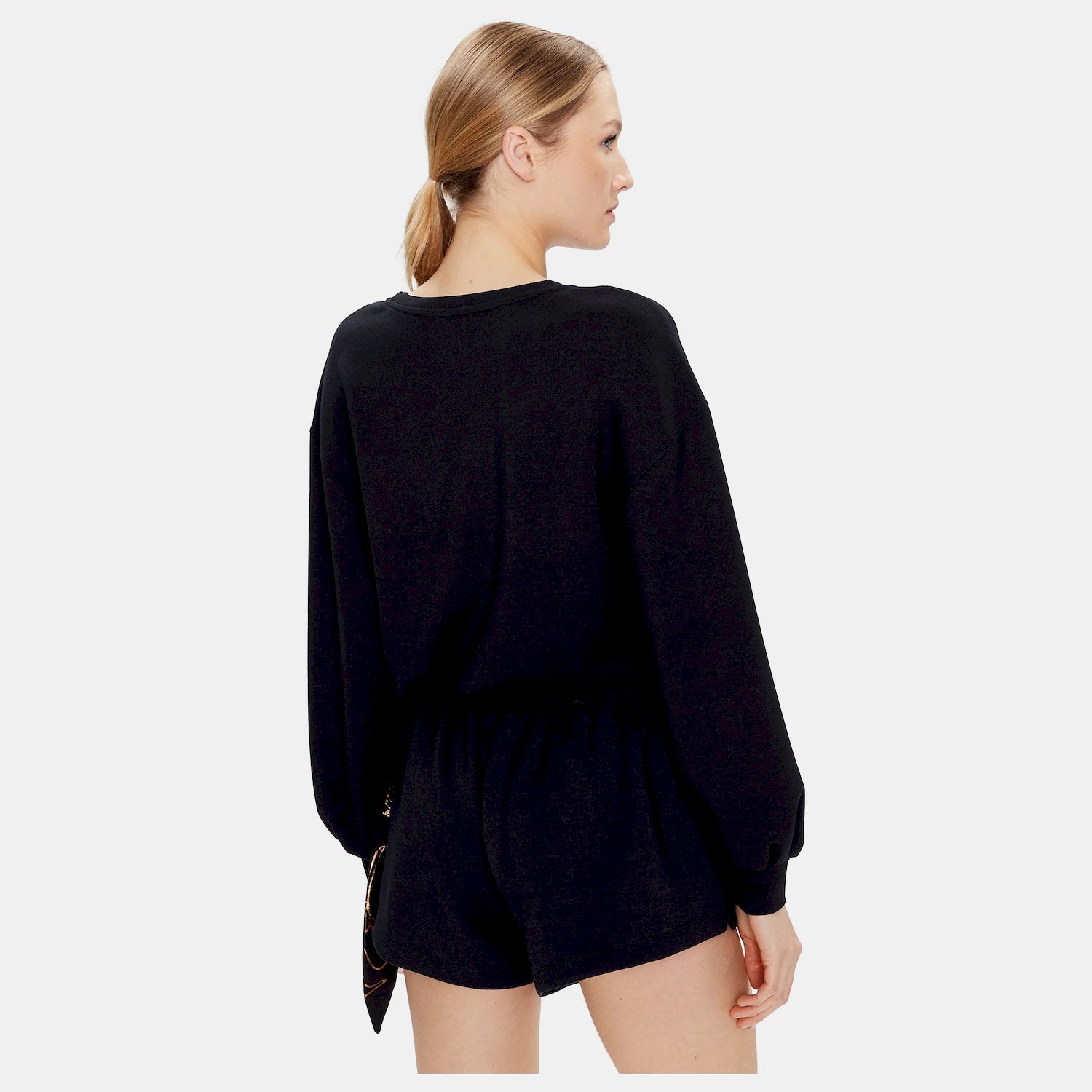 Emporio Armani Ea7 Camisola Sweat 3rtm23 Tjlqz Blk Gold Preto Ouro_shot2