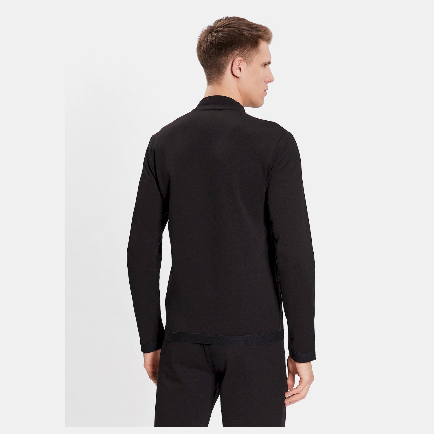 Emporio Armani Ea7 Casaco Training Sweat Training 3rpm57 Pjfaz Blk Gold Preto Ouro_shot1