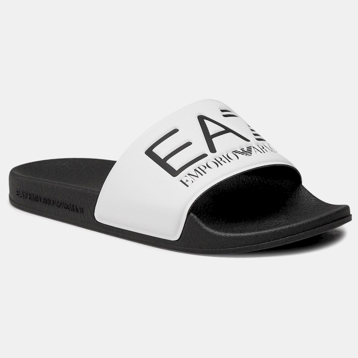 Emporio Armani Ea7 Chinelos Slippers Xcp001 Xcc22 Whi Black Branco Preto_shot1