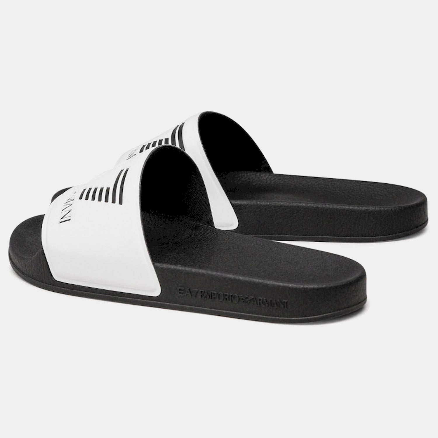 Emporio Armani Ea7 Chinelos Slippers Xcp001 Xcc22 Whi Black Branco Preto_shot5