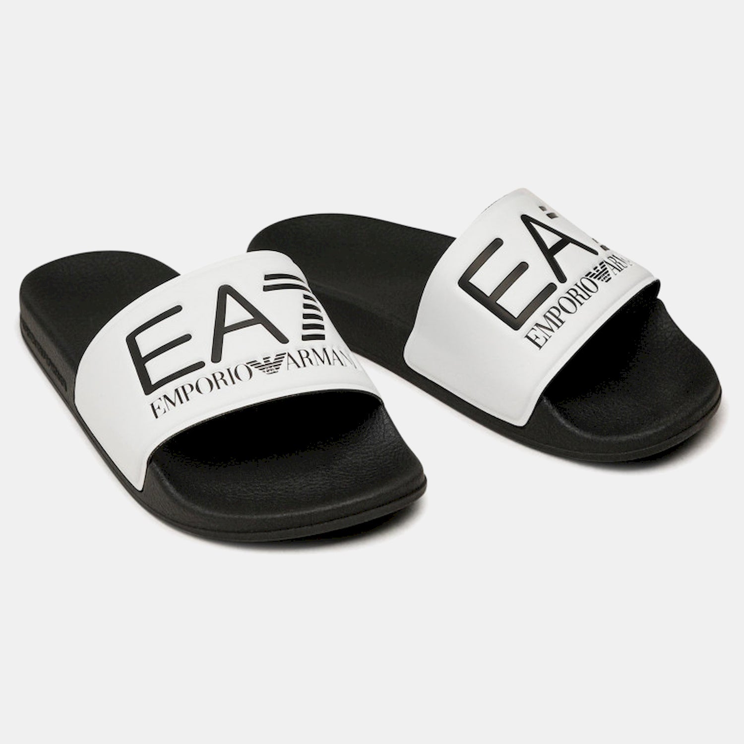 Emporio Armani Ea7 Chinelos Slippers Xcp001 Xcc22 Whi Black Branco Preto_shot6