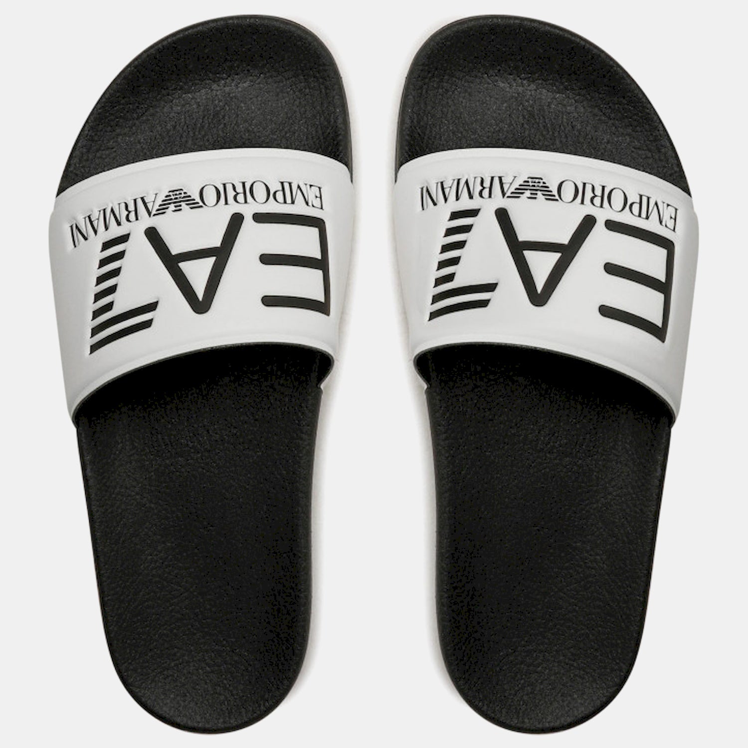 Emporio Armani Ea7 Chinelos Slippers Xcp001 Xcc22 Whi Black Branco Preto_shot7