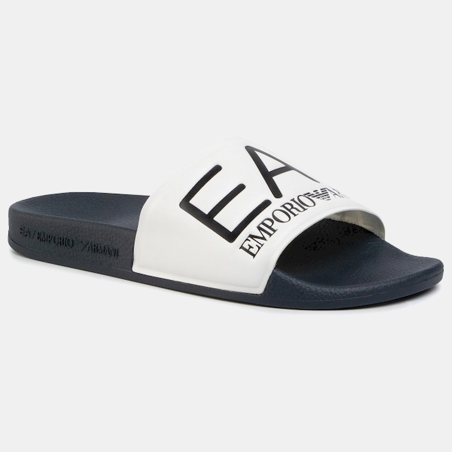 Emporio Armani Ea7 Chinelos Slippers Xcp001 Xcc22 Whi Black Branco Preto_shot8