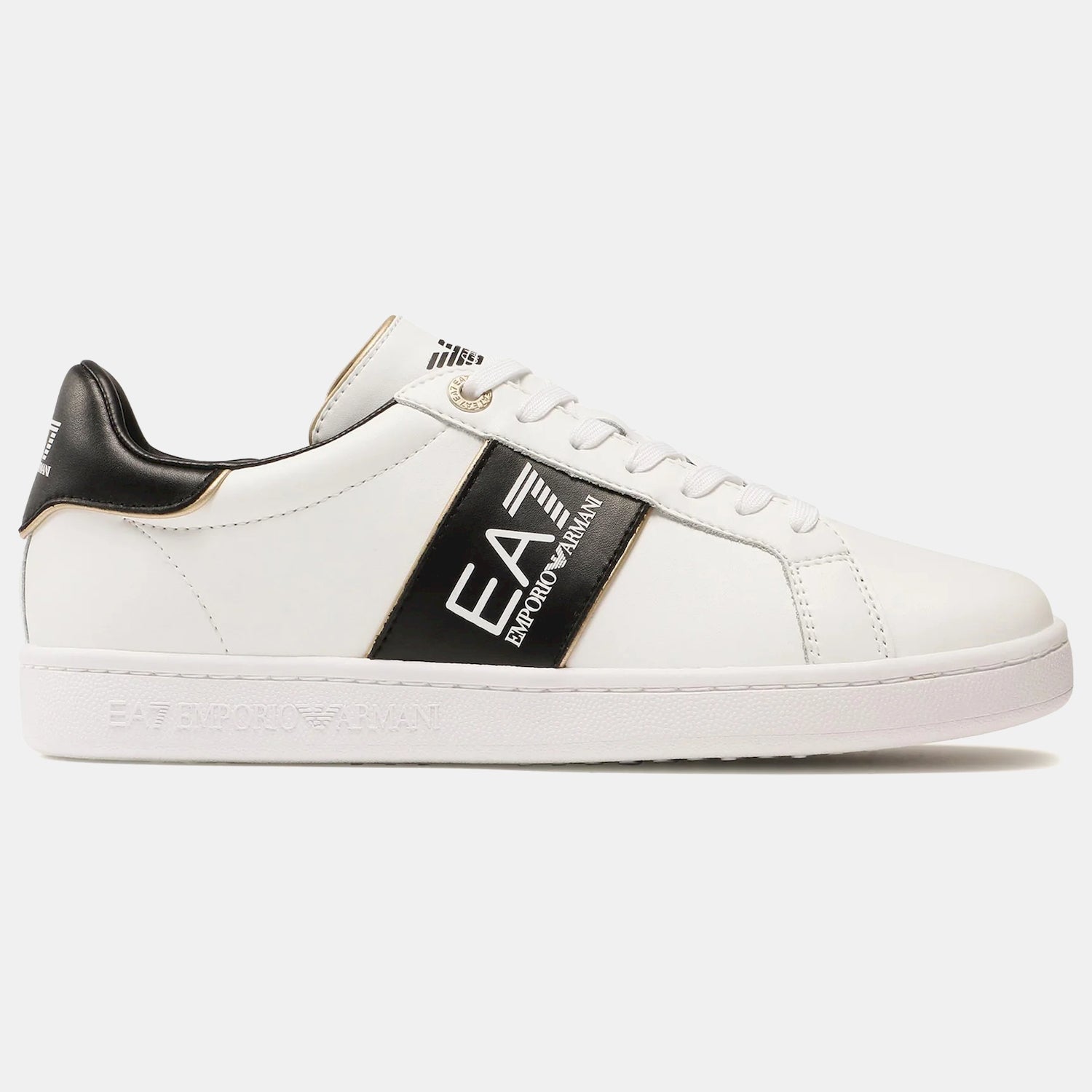 Emporio Armani Ea7 Sapatilhas Sneakers Shoes X8x102 Xk346 Whi Black Branco Preto_shot1