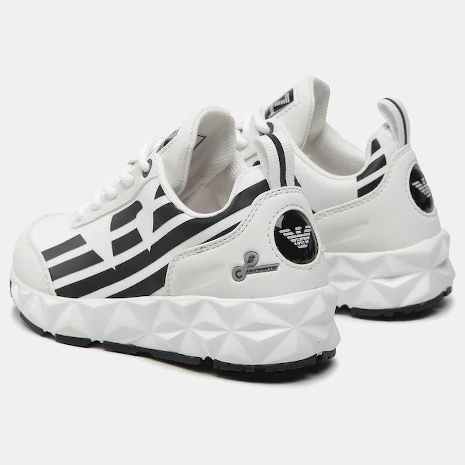 Emporio Armani Ea7 Sapatilhas Sneakers Shoes Xsx105 Xot54 White Blk Branco Preto_shot1