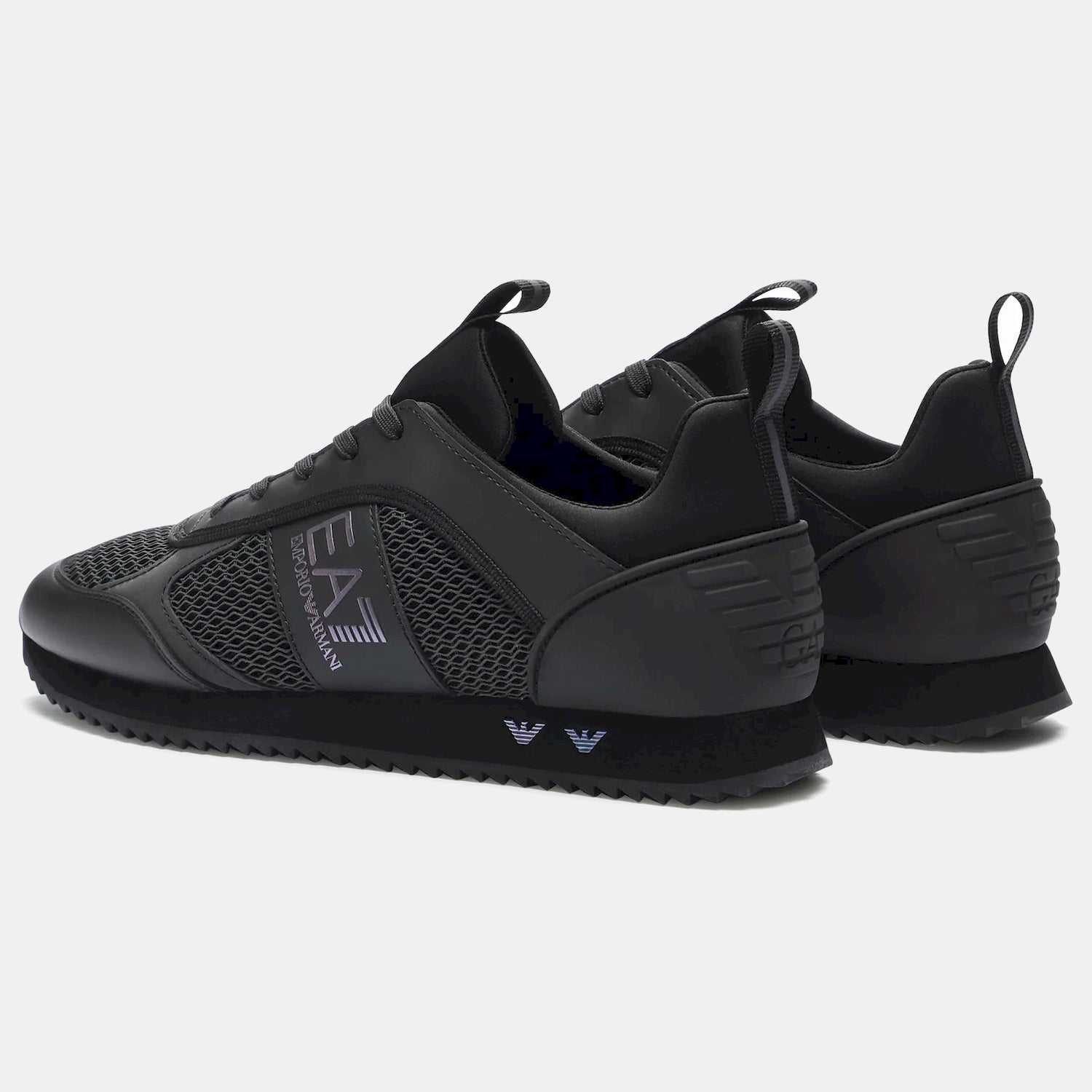 Emporio Armani Ea7 Sapatilhas Sneakers X8x027 Xk050 Triple Blk Preto_shot2