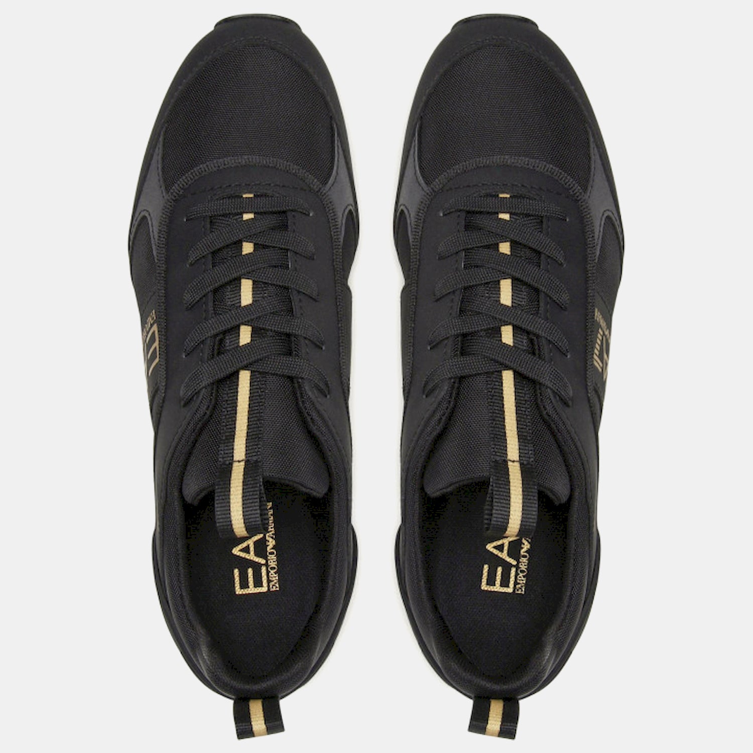 Emporio Armani Ea7 Sapatilhas Sneakers X8x027 Xk219 Blk Gold Preto Ouro_shot4