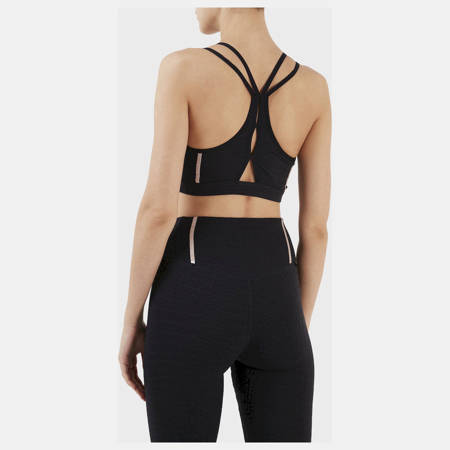 Emporio Armani Ea7 Top 3rth02 Tjkez Blk Gold Preto Ouro_shot3