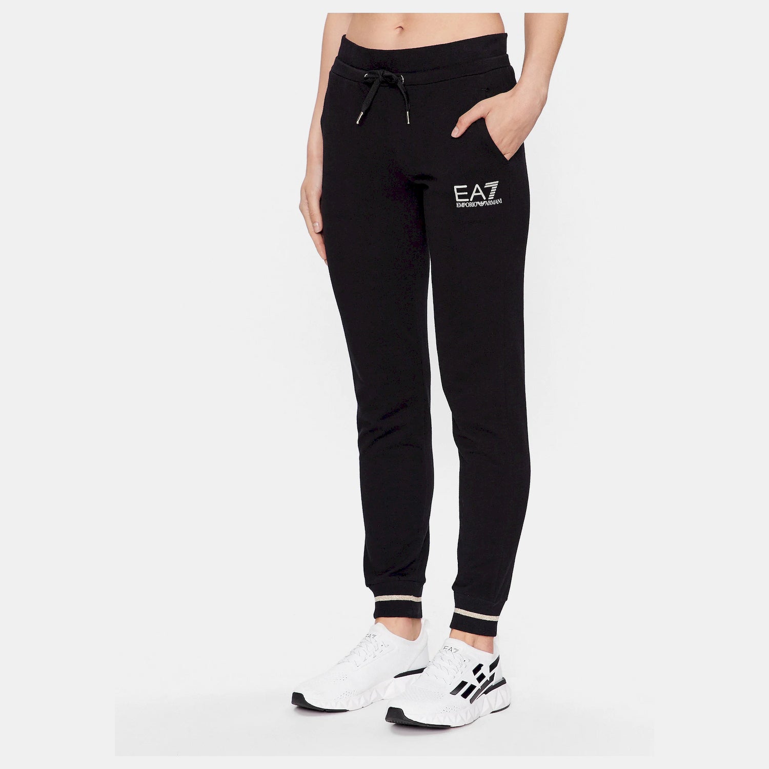 Emporio Armani Ea7 Tracksuit 3rtv53 Tjcqz Blk Gold Preto Ouro_shot1
