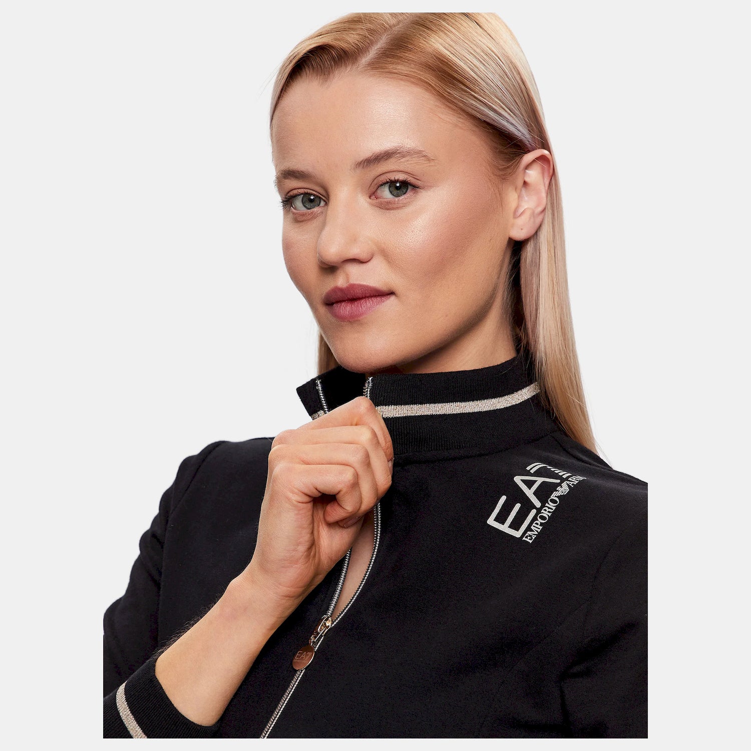 Emporio Armani Ea7 Tracksuit 3rtv53 Tjcqz Blk Gold Preto Ouro_shot2