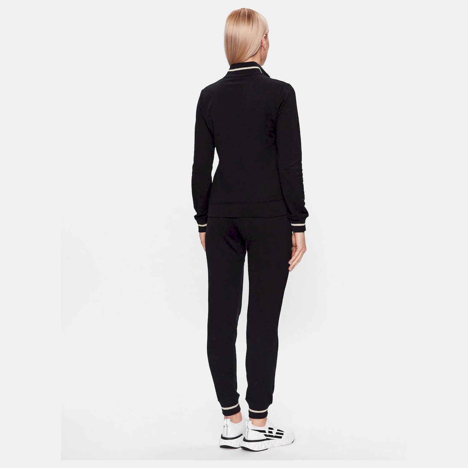 Emporio Armani Ea7 Tracksuit 3rtv53 Tjcqz Blk Gold Preto Ouro_shot3