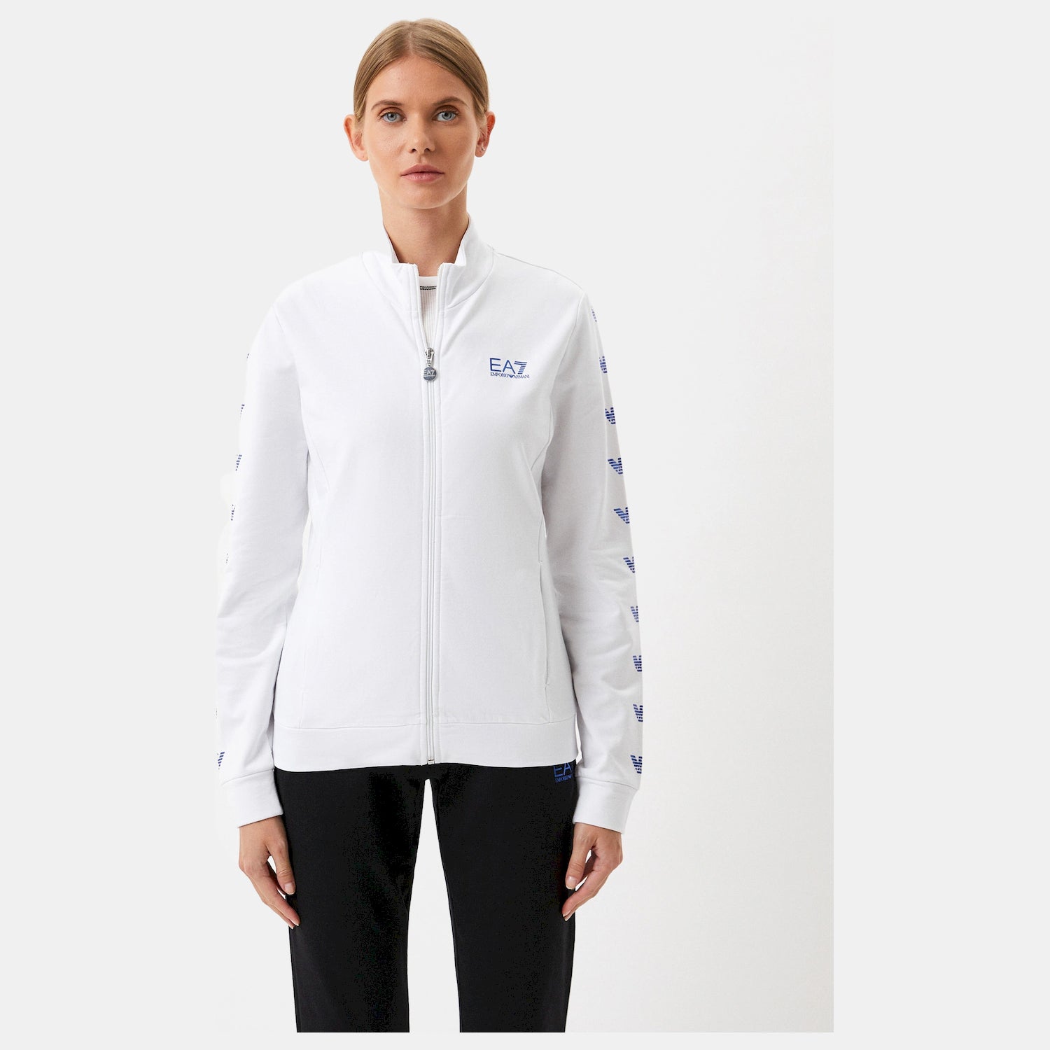 Emporio Armani Ea7 Tracksuit 6ltv68 Tjjrz Whi Black Branco Preto_shot1