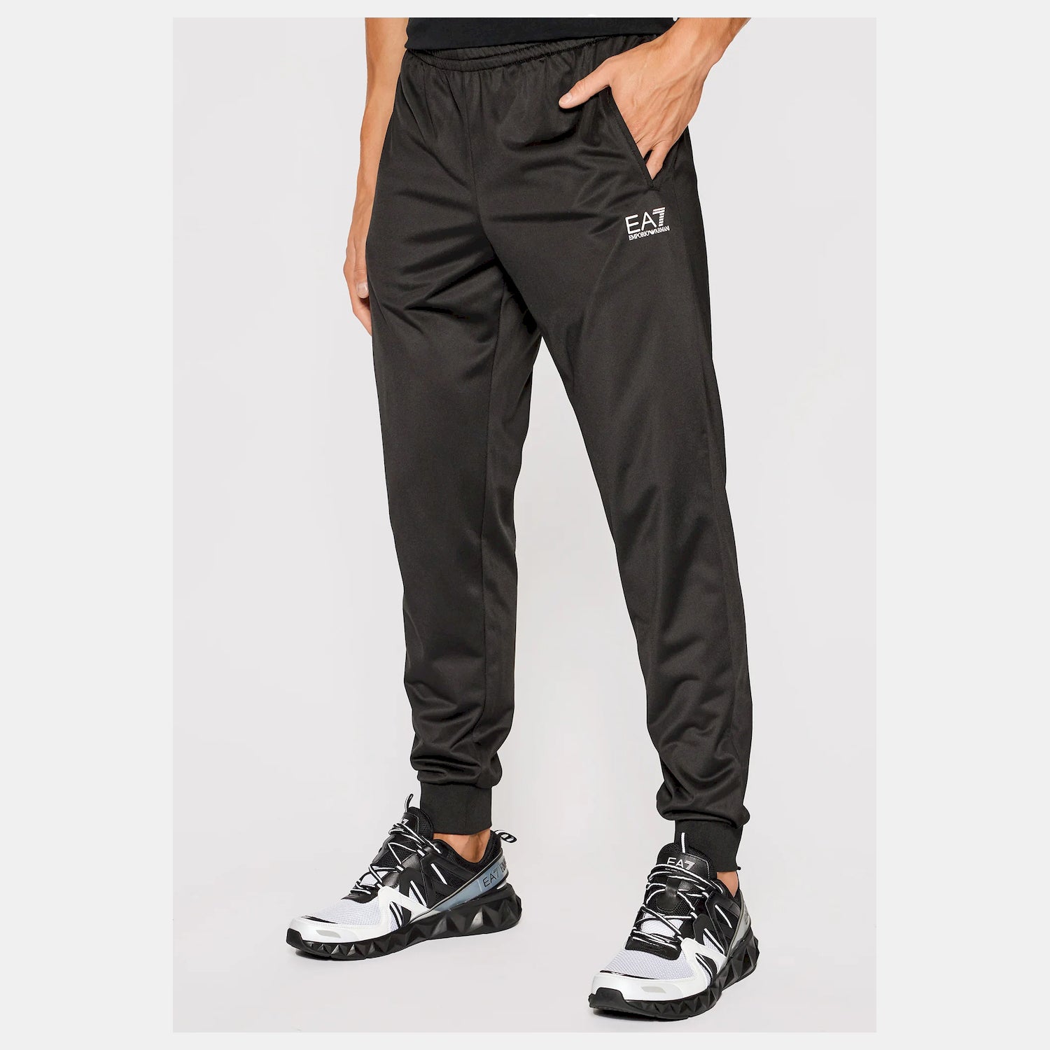 Emporio Armani Ea7 Tracksuit 8npv71 Pj08z Whi Black Branco Preto_shot2