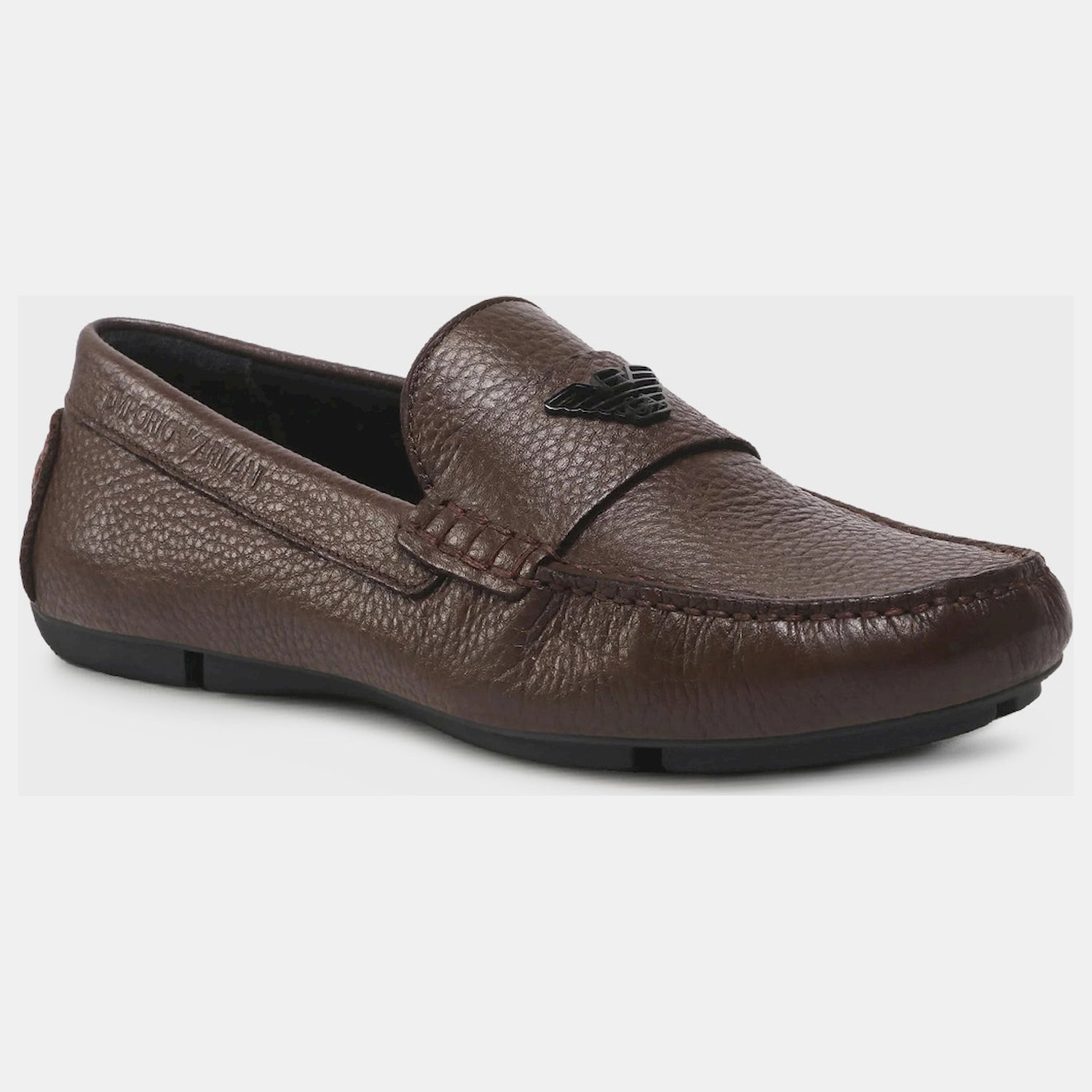 Emporio Armani Mocassins Loafer X4b124 Xf665 Brown Castanho_shot2