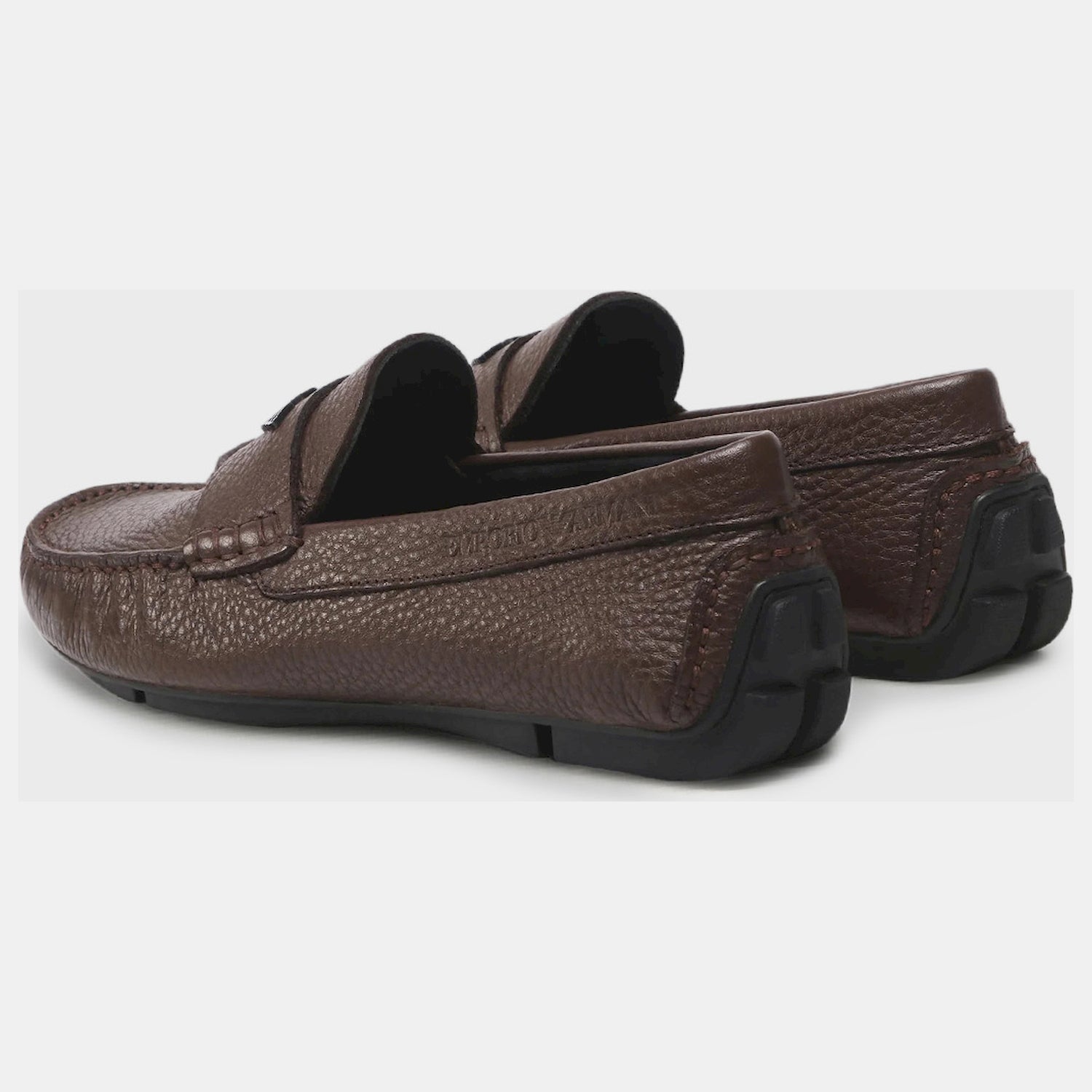 Emporio Armani Mocassins Loafer X4b124 Xf665 Brown Castanho_shot4