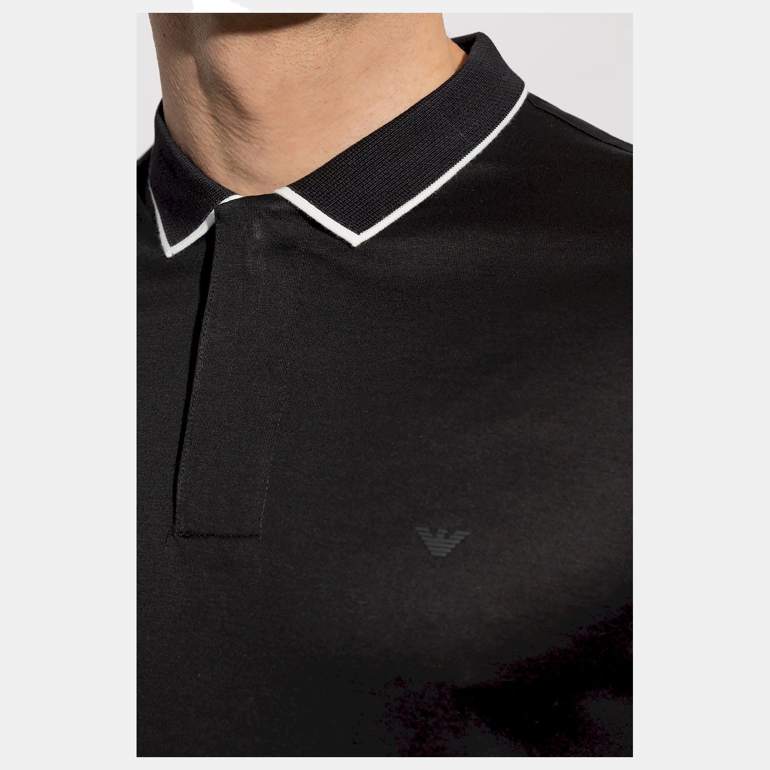 Emporio Armani Polo 3r1f66 1juvz Black Preto_shot4