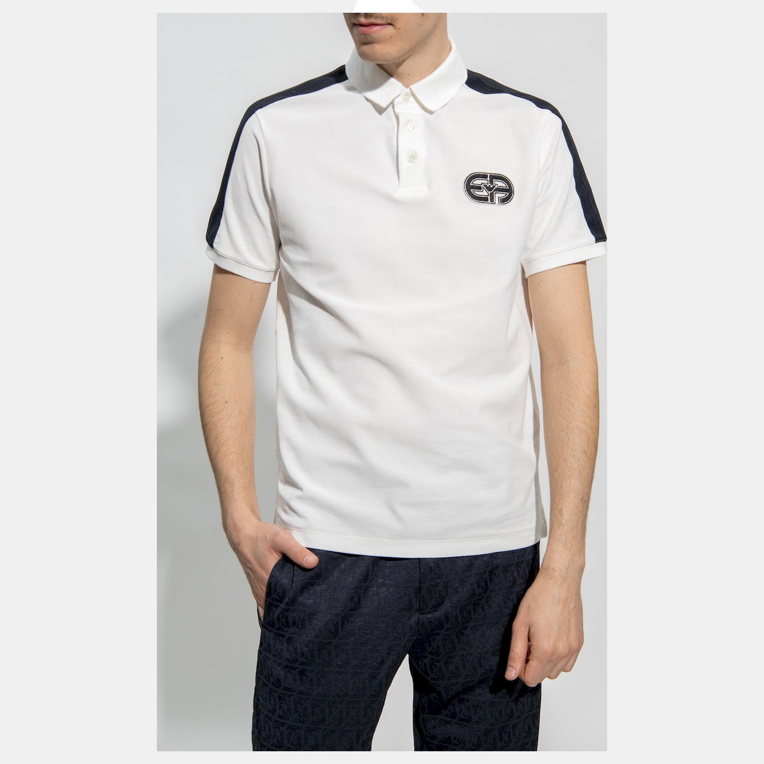 Emporio Armani Polo 3r1f77 1jcyz White Branco_shot2