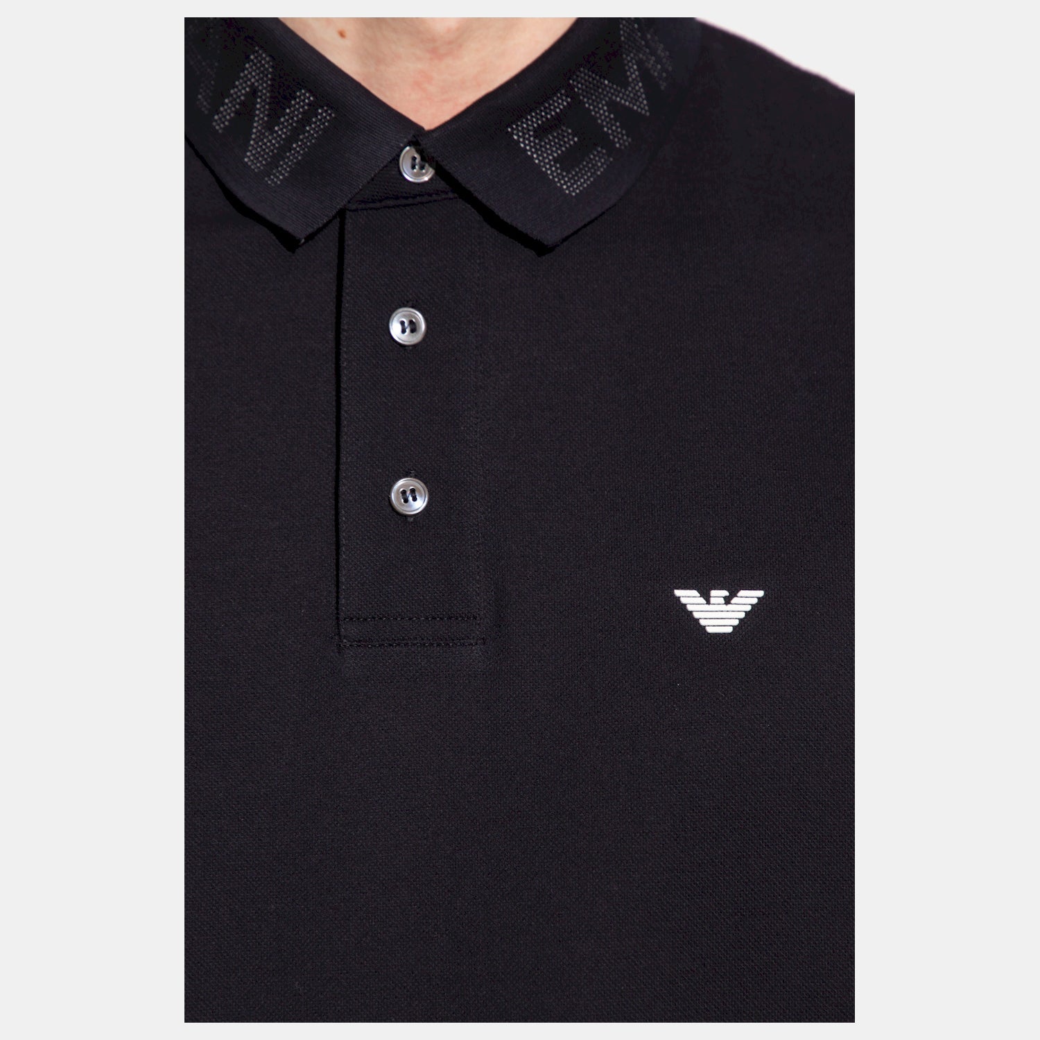 Emporio Armani Polo 6l1f93 1jtkz Black Preto_shot4