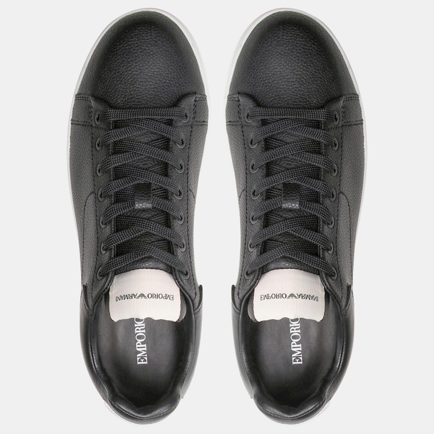 Emporio Armani Sapatilhas Sneakers Shoes X4x264 Xn190 Blk White Preto Branco_shot6