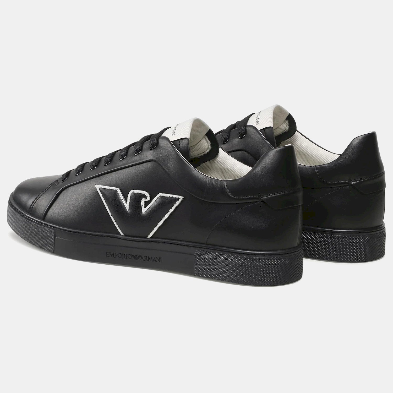 Emporio Armani Sapatilhas Sneakers Shoes X4x598 Xn633 Triple Blk Preto_shot2