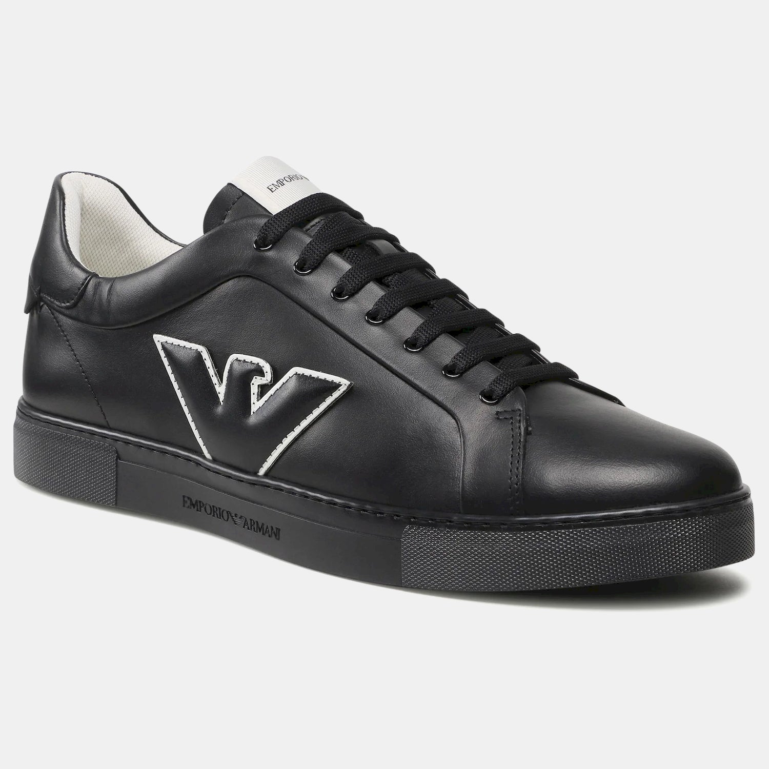 Emporio Armani Sapatilhas Sneakers Shoes X4x598 Xn633 Triple Blk Preto_shot5