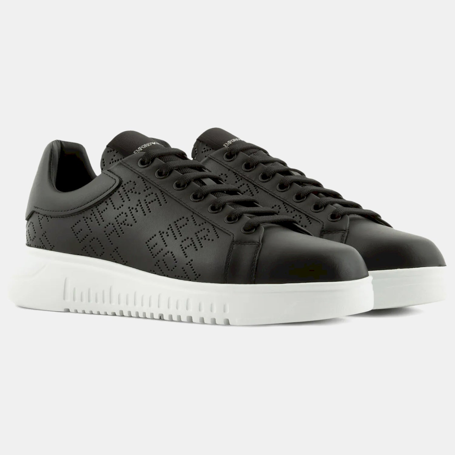 Emporio Armani Sapatilhas Sneakers Shoes X4x635 Xn889 Black Preto_shot6