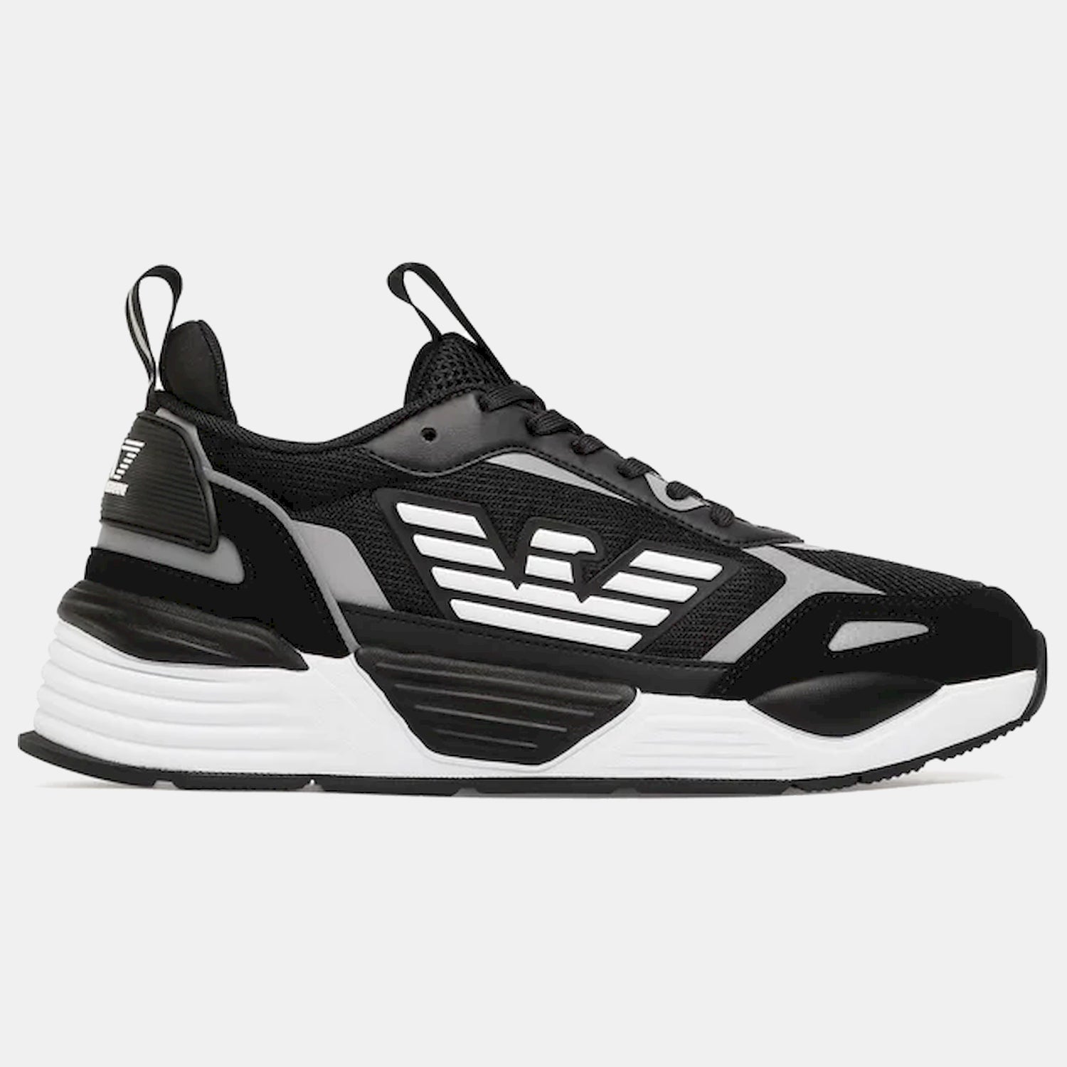Emporio Armani Sapatilhas Sneakers Shoes X8x070 Xk165 Blk Silver Preto Silver_shot1