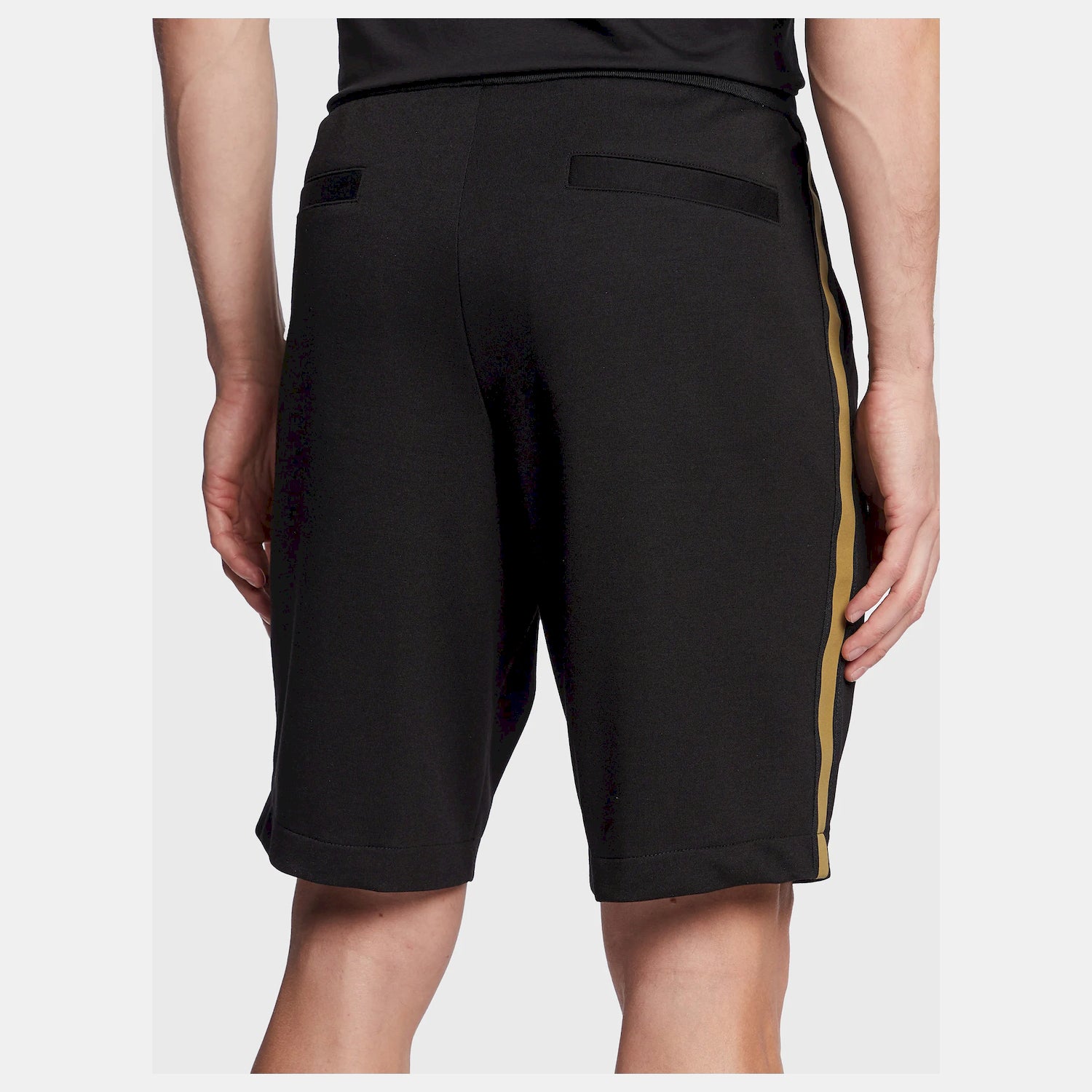 Emporio Armani Short Training 3rzsra Z9n1z Blk Gold Preto Ouro_shot1