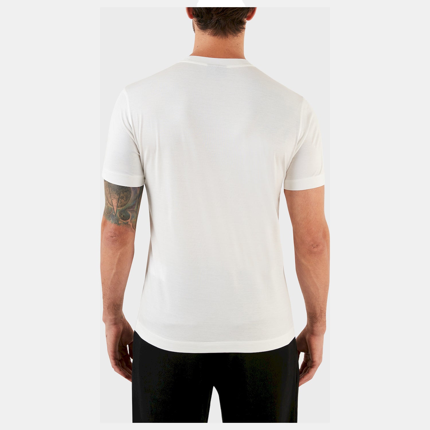 Emporio Armani T Shirt 6l1ta3 1juvz Whi Platin Branco Platin_shot1
