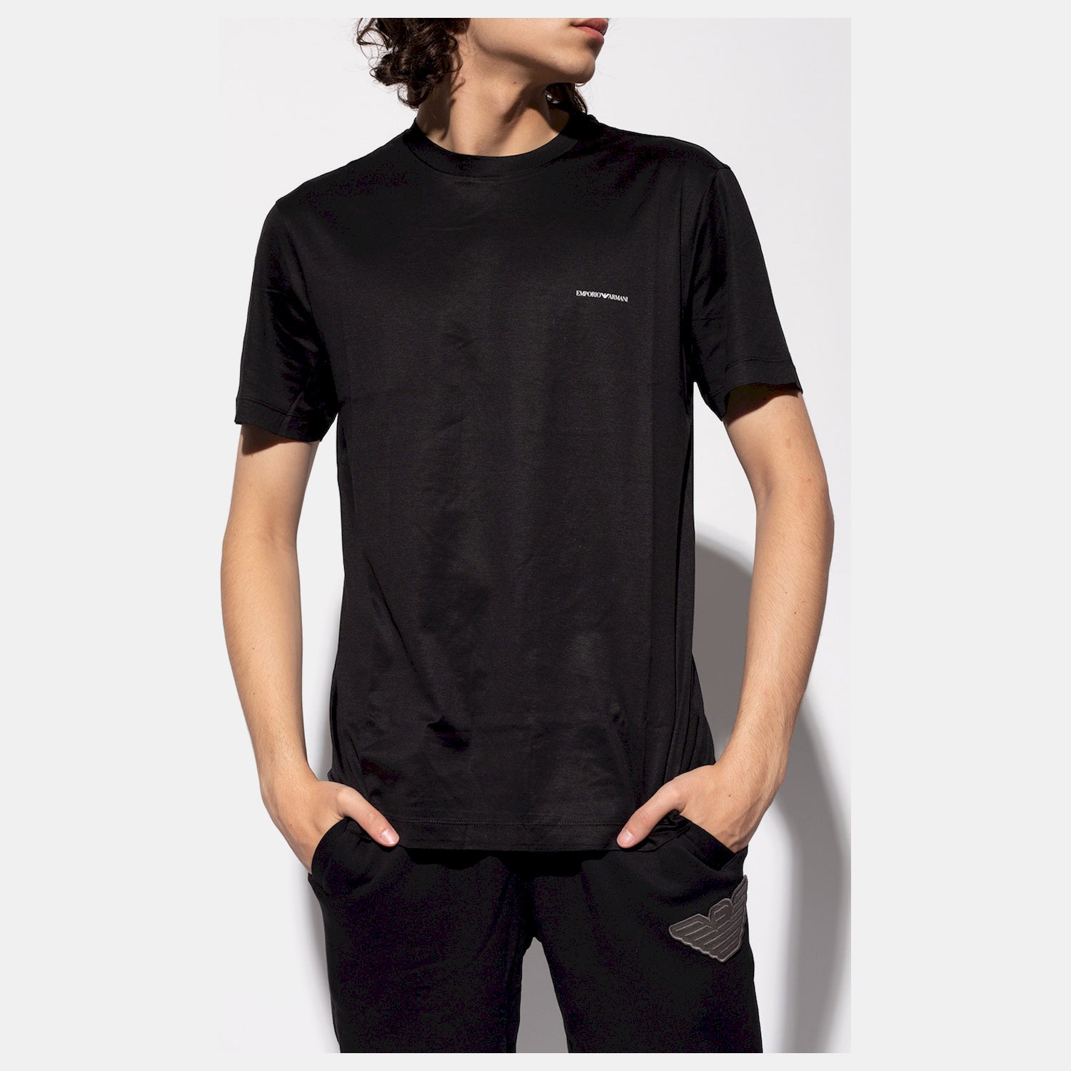 Emporio Armani T Shirt 8n1td8 1juvz Black Preto_shot2