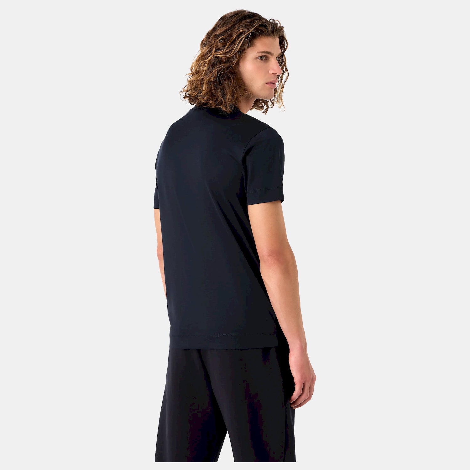 Emporio Armani T Shirt 8n1tf5 1juvz Navy Navy_shot2