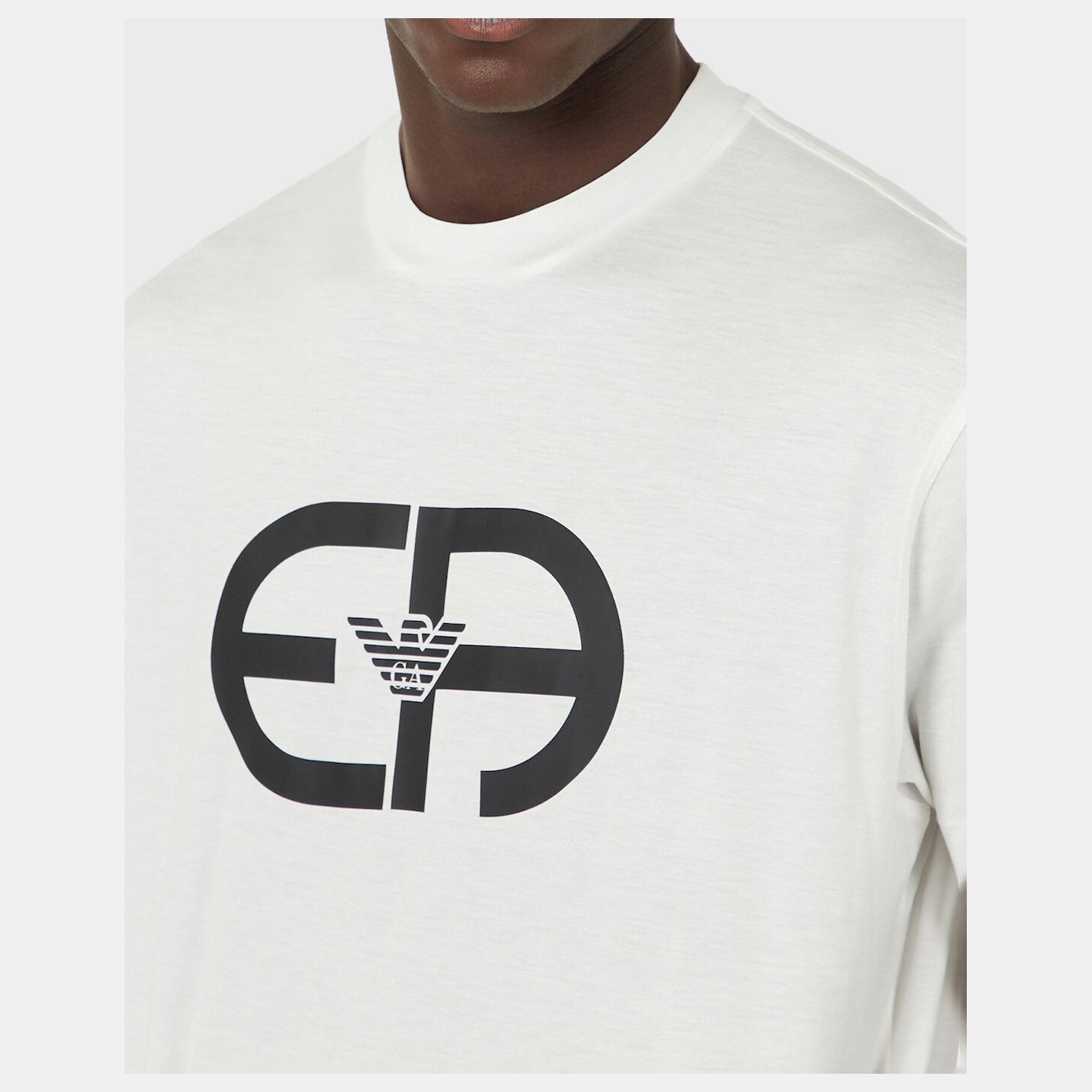 Emporio Armani T Shirt 8n1tf6 1juvz White Branco_shot2