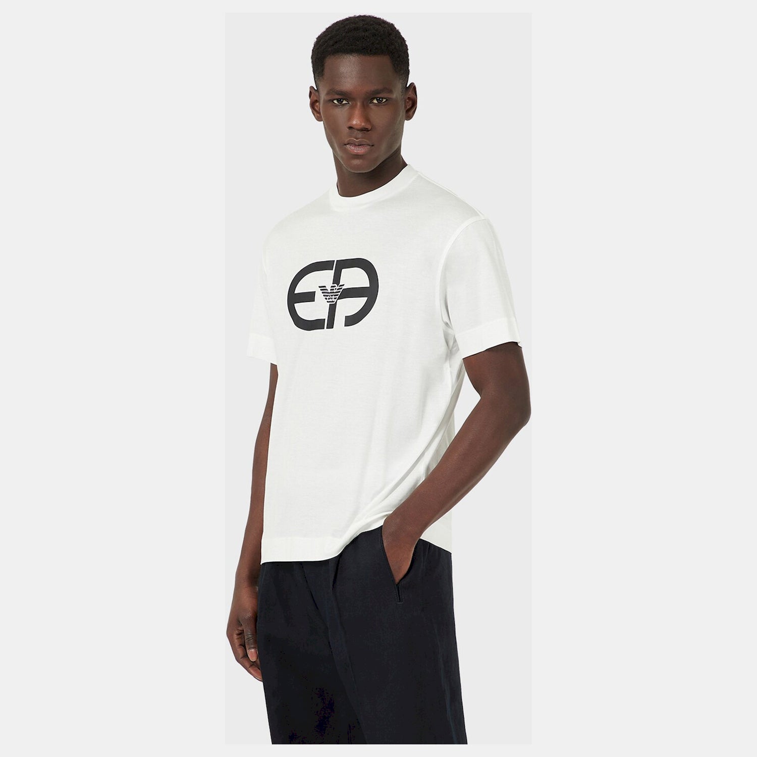 Emporio Armani T Shirt 8n1tf6 1juvz White Branco_shot4