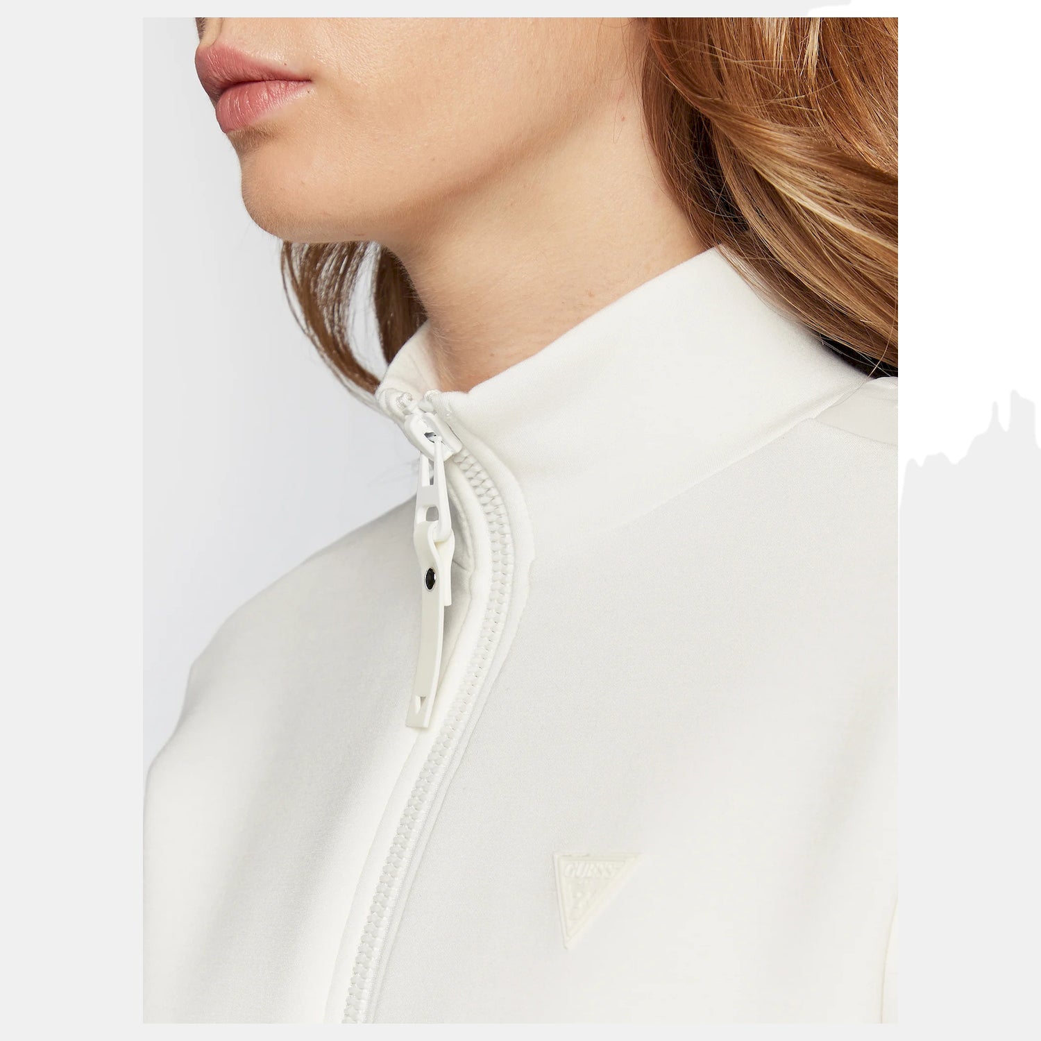 Guess Blusao Jackets V2yq17k7uw2 White Branco_shot2