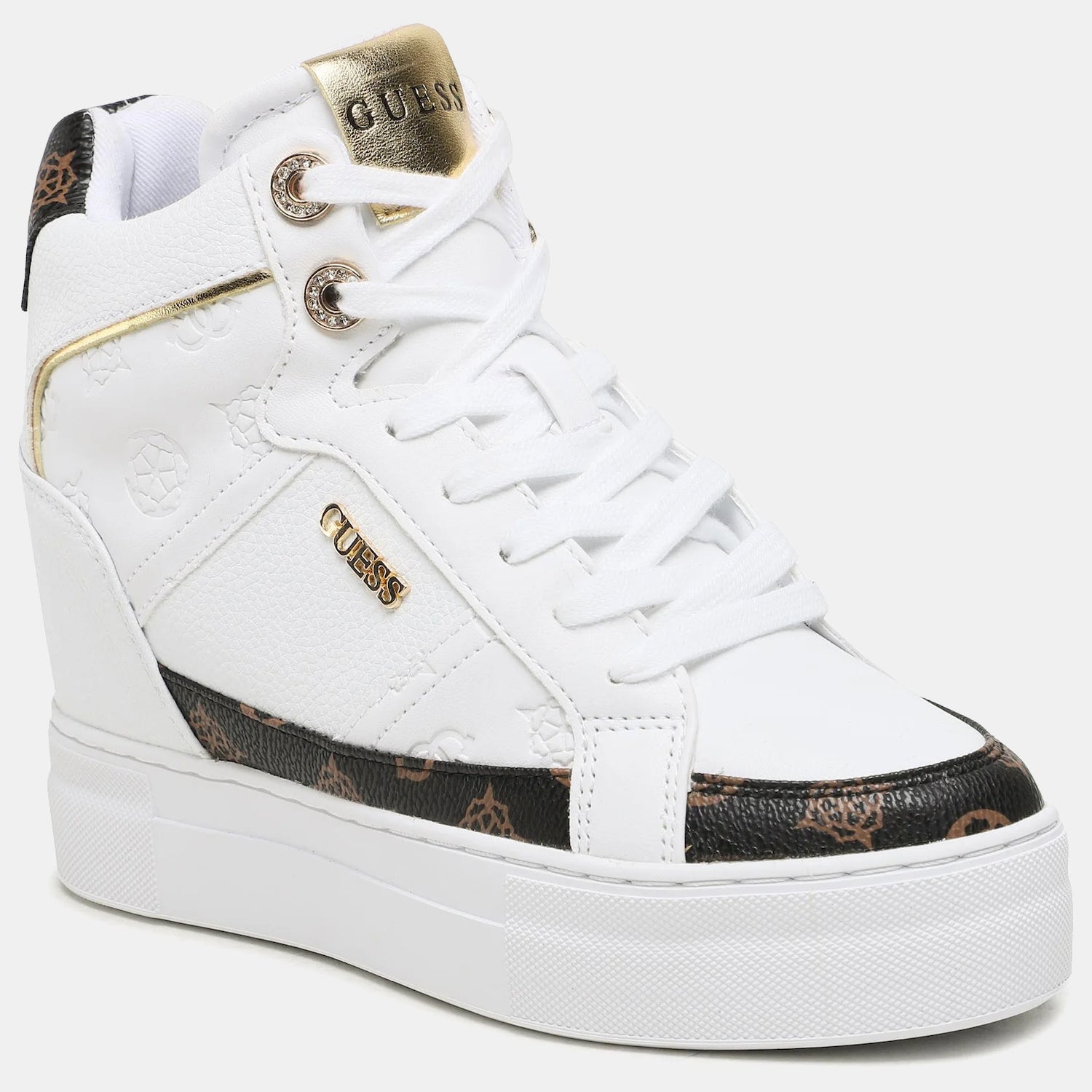 Guess Botas Boots Fl7fri Whi Brown Branco Castanho_shot6