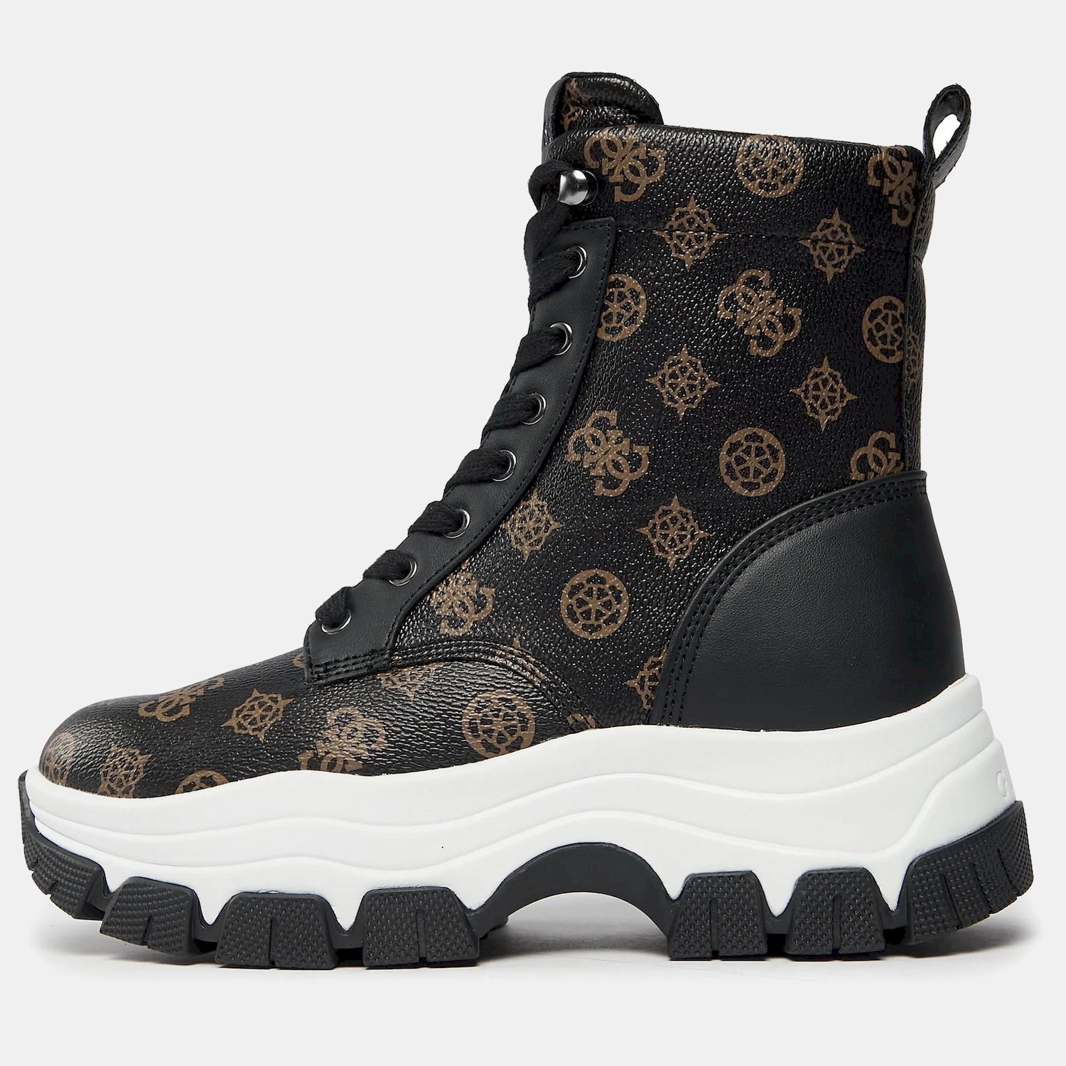 Guess Botas Boots Fl8bin Blk Brown Preto Castanho_shot5