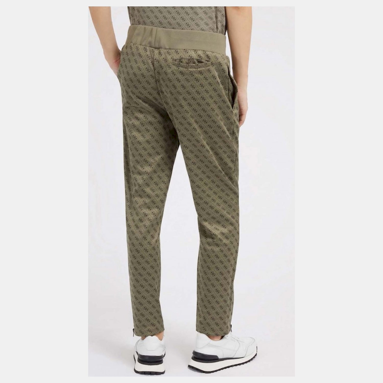 Guess Calcas Training Pants Z2bb05 Fl04q Green Moss Verde Moss_shot2