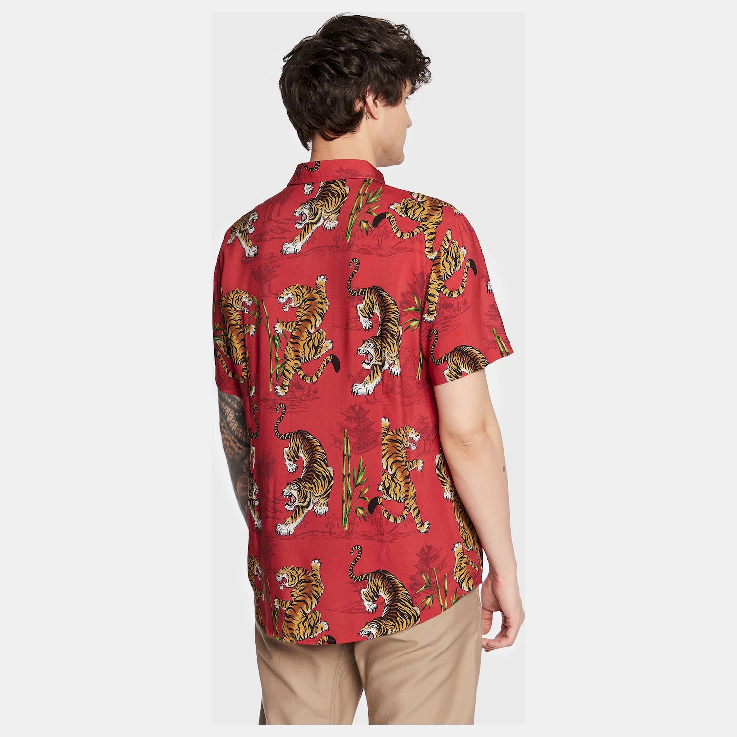 Guess Camisa Shirt M3gh09 Wd4z2 Red Multi Vermelho Multicolor_shot1