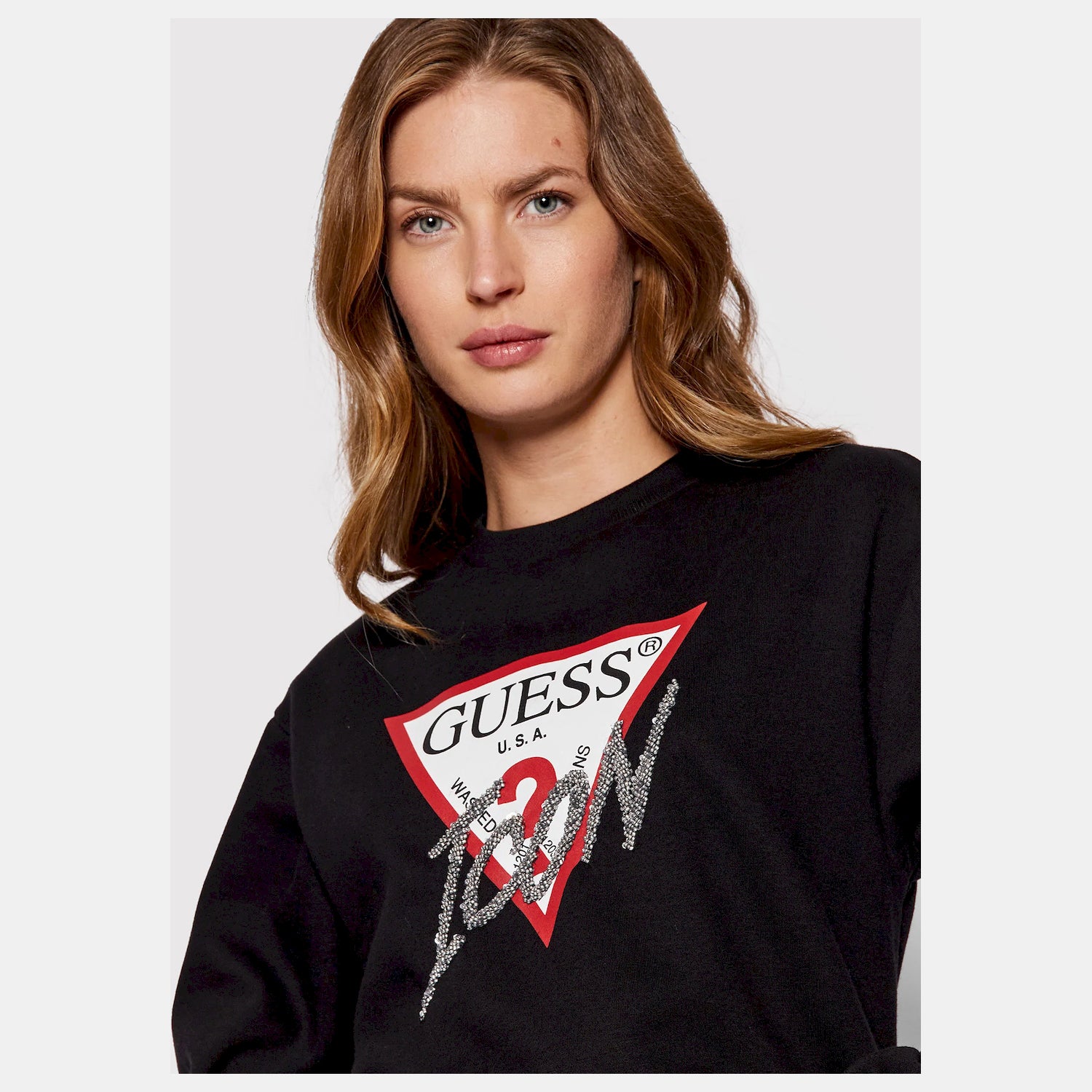 Guess Camisola Sweat W2yq01 Kb681 Black Preto_shot1