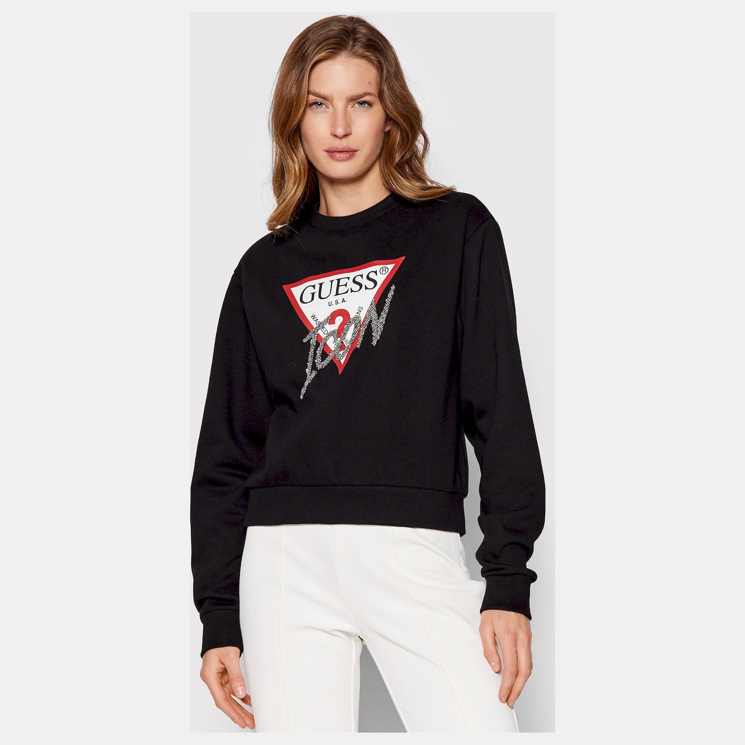 Guess Camisola Sweat W2yq01 Kb681 Black Preto_shot3