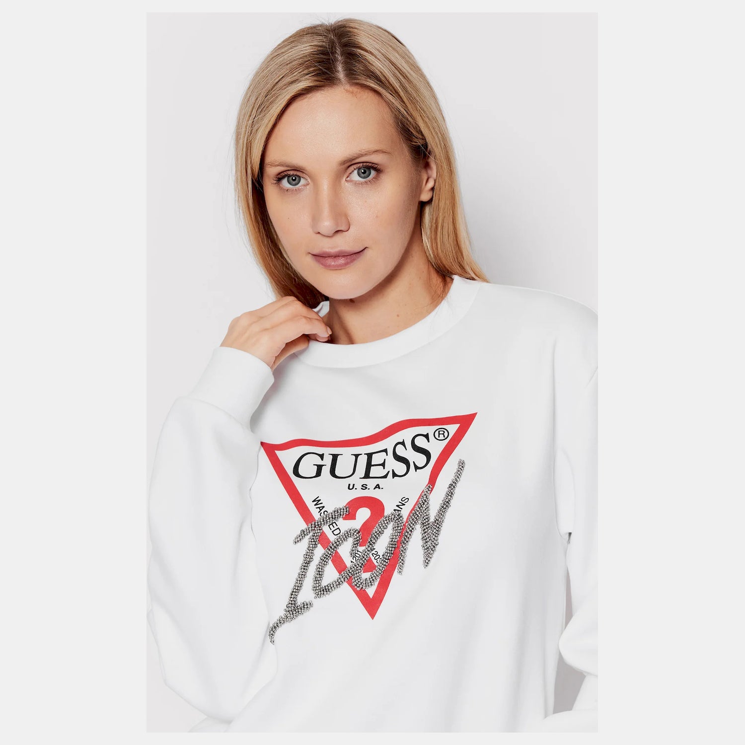 Guess Camisola Sweat W2yq01 Kb681 White Branco_shot1