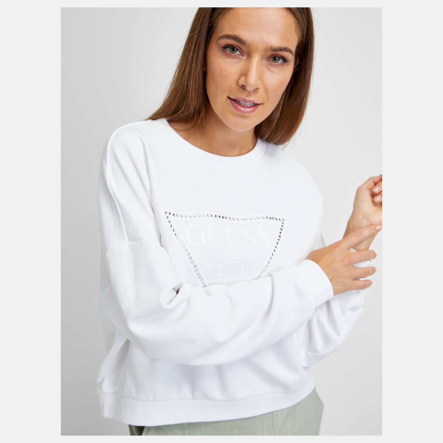 Guess Camisola Sweat W2yq07 Kb4n1 White Branco_shot3
