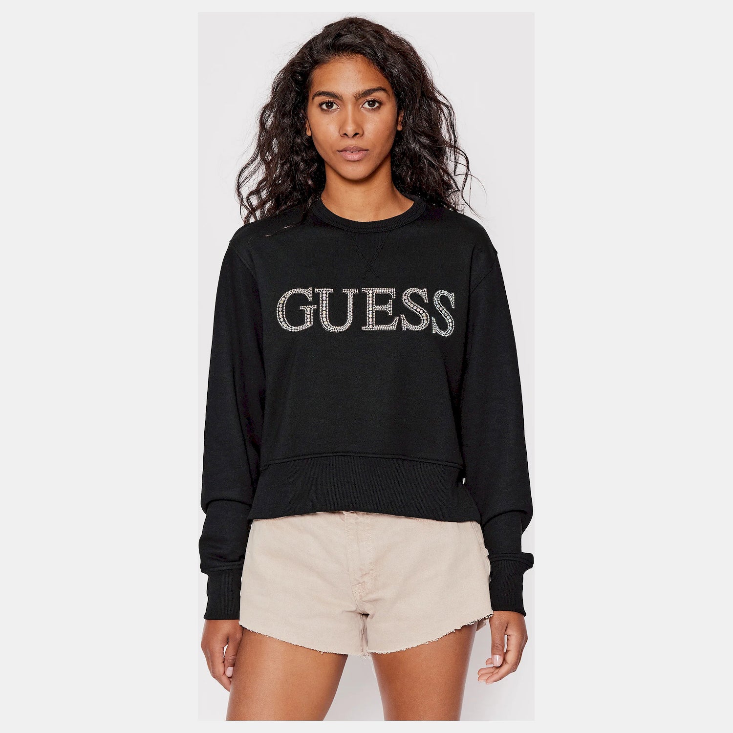 Guess Camisola Sweat W2yq09 K8801 Black Preto_shot3